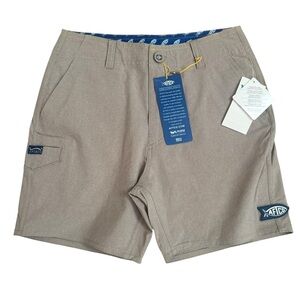 AFTCO Cloudburst Mens Khaki Fishing Quick Dry Shorts 24 NWT